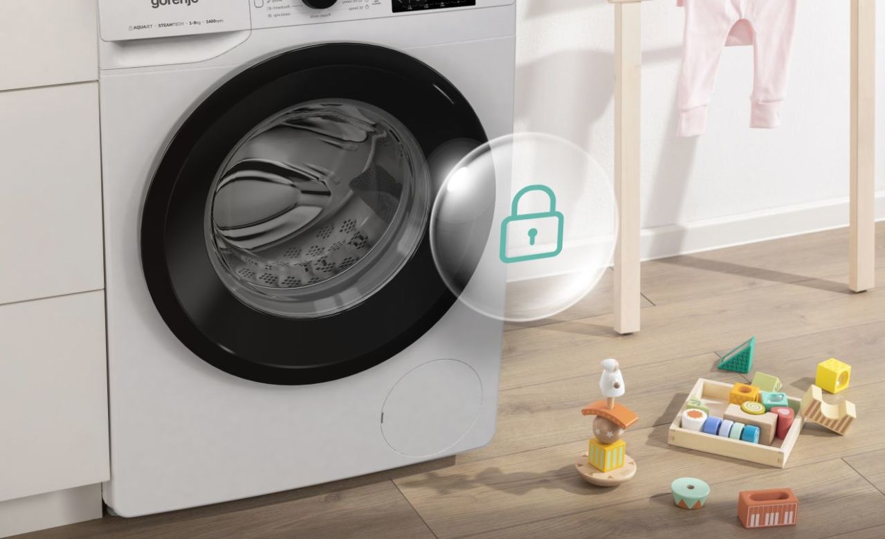 Masina de spalat rufe Gorenje, 7 KG, 1400 RPM, Clasa A, Total Aqua Stop, Wave Active Drum, Extra Hygiene, Power Wash, Quick Wash, Alb, WPNEI74SA1TS 4 d5eef9af4f99f56f2040d93a3c216ac7 279219 2