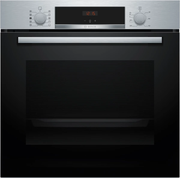 Bosch HQA534BS3B Series 4 built-in oven with steam in stainless steel